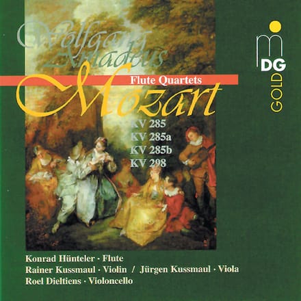 Konrad Hunteler - Mozart: Flute Quartets (CD)
