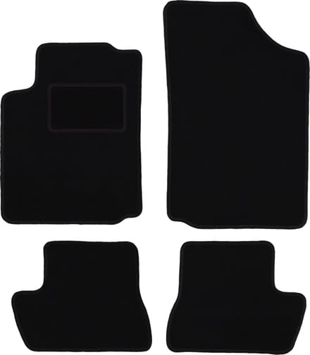 Zwarte veloursmatten voor: Citroen C3 Pluriel cabrio (2003-2010)