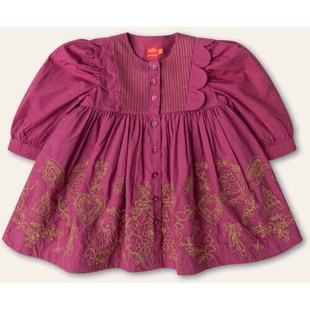 Oilily Dix Jurk- maat80/18m Rood Violet