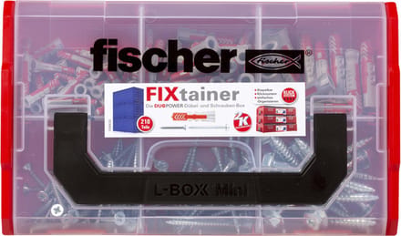 Fischer 535969 DUOPOWER Assortimentsdoos pluggen 210 onderdelen