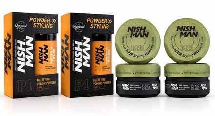Nishman M11 Matte Clay Wax 150ml, Sterke Hold, Matte Finish voor Heren