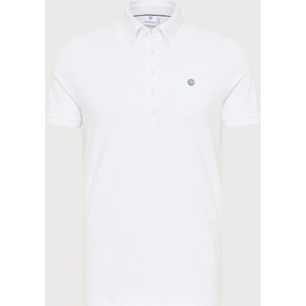 Blue Industry Button-down polo |