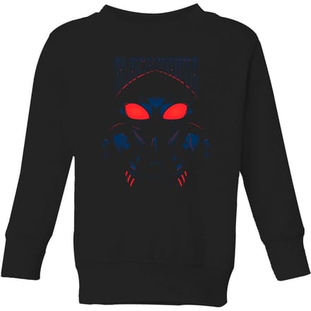 Aquaman Black Manta kindertrui - Zwart - 98/104 (3-4 jaar)