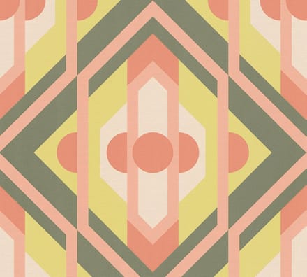 RETRO BEHANG | Grafisch - meerkleurig - A.S. Création Retro Chic