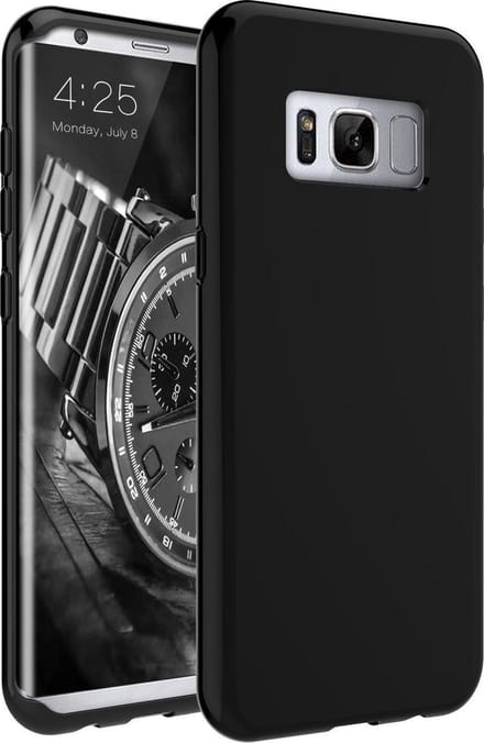 Zwart TPU Siliconen hoesje voor Samsung Galaxy S8