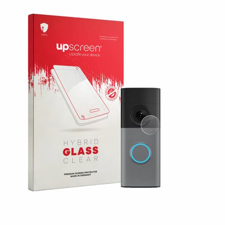 upscreen - Screenprotector voor Ring Wired Video Doorbell - Folie Beschermfolie Beschermglas transparant