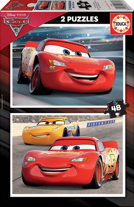 Educa puzzel - Disney Pixar Cars 3 - 2 x 48 Stukjes