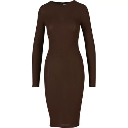 Urban Classics - Rib Kokerjurk - S - Bruin