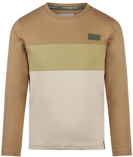 Koko Noko Jongens T-shirt - Dark sand