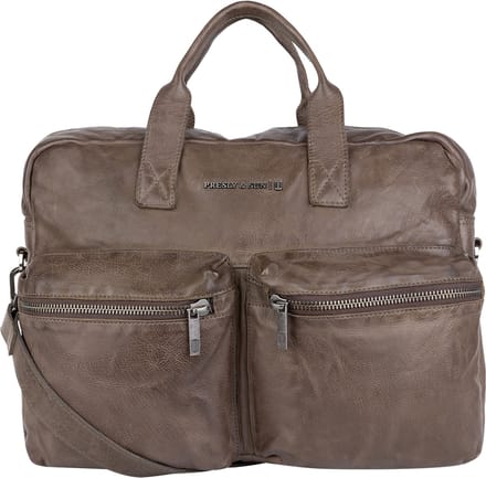 Presly & Sun Heren - Leren tas - Olive