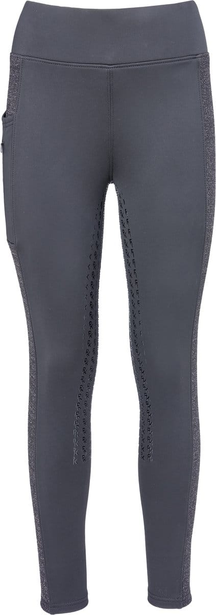 PK International - Rijlegging - Technical Tights - Stretch - Full Grip - Toledo - Black - Zwart - S/36