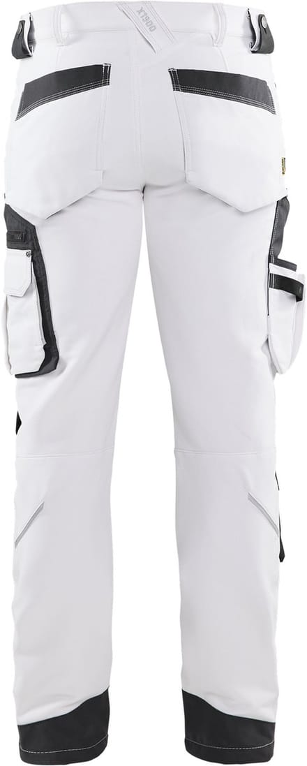 Blaklader Schildersbroek met 4-weg stretch 1089-1645 - Wit/Donkergrijs - D112
