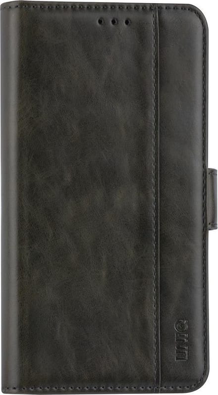 UNIQ Accessory iPhone 12 - 12 Pro Book Case hoesje - Donker Groen - PU leather