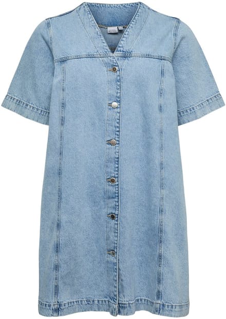 Vero Moda Curve Denim jurk VMCFONDA Korte jurk