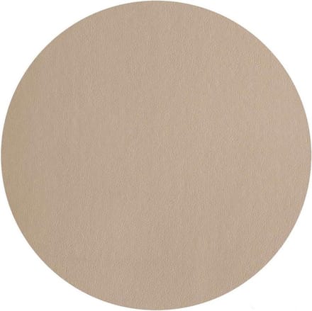 ASA Selection | Placemat | Leather Optic Fine | Rond | PVC - Lederoptiek | Beige | 38CM