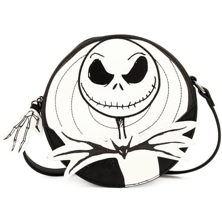 Danielle Nicole Nightmare Before Christmas Jack Skellington crossbodytas One Size wit/zwart