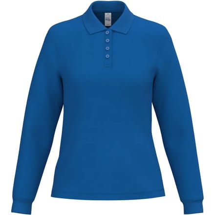 Damespolo met lange mouwen iDeal Basic Brand