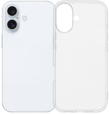 Soft Backcover Hoesje Geschikt voor: Apple iPhone 17 Silicone Transparant - ZT Accessoires