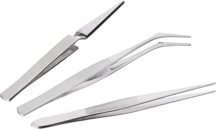 Set van 3 pincetten voor modelbouwaccessoires