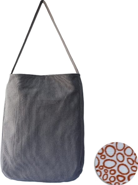 Studio Tuk - Shopping Bag - Orange Circles