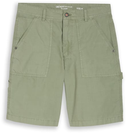 Tom Tailor Denim - TTLOOSE Carpenter-short - Maat S - Sea Spray