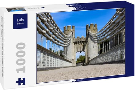 Puzzel 1000 stukjes Conwy Kasteel en Brug Wales