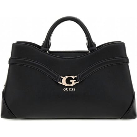 GUESS handtas schoudertas Dea Girlfriend Satchel Black zwart