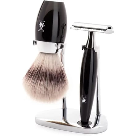 MÜHLE -Scheerset Kosmo 3-delig - Zwart - Saf.Razor