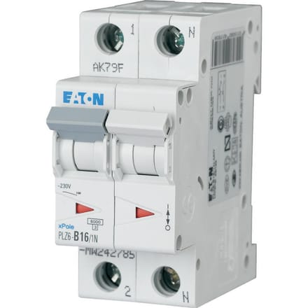Eaton Plz6-c16/1n-mw - miniature circuit breaker mcb