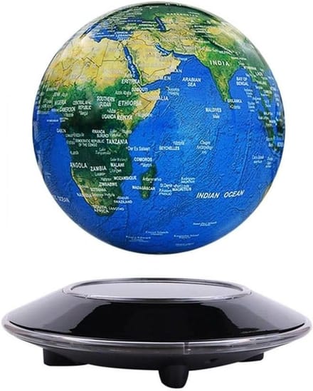 Zwevende Wereldbol met Magneetvoeding