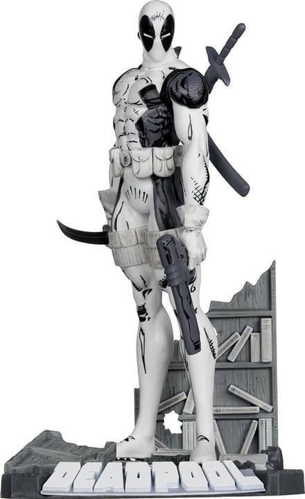 McFarlane Toys Marvel Collection PVC Statue 1/10 Deadpool (The New Mutants #98) (Line Art) (Gold Label) 17 cm Beeld