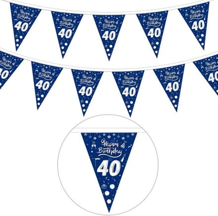 Jhubersproducts - Stoffen slinger - 40e verjaardag - Decoratie