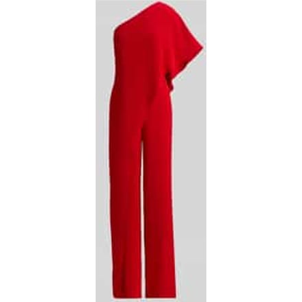 shaped fit jumpsuit met zacht vallende cape-overlay.