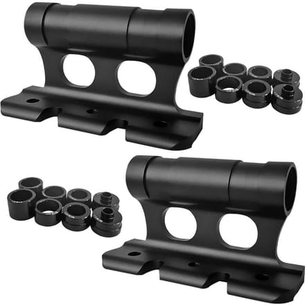 Dailygoods - 2-Pack Fietsvorkbeugel met Aluminium Snelspanadapters