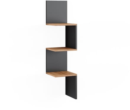 Vicco Paolo Hoekplank – 28 x 116.4 cm Antraciet
