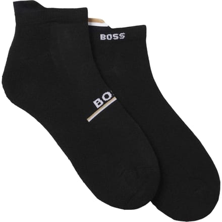 Boss Heren Iconic Trainigsokken (Verpakking van 2) (Zwart)