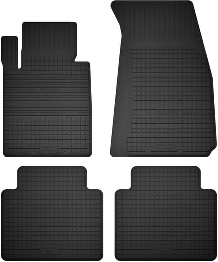 Wielganizator BasicProtect - Auto Rubber Matten - 4 Stuks - Antislip - Weerbestendig