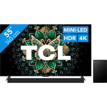 TCL 55" QD Mini-led C61K 4K (2025) + TCL Q65H
