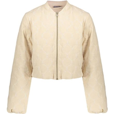 Geisha - Jacket padded balloon sleeve - Beige - Maat 140