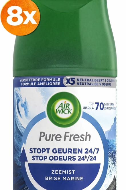 (8x) Air Wick Navulling Zeemist 8 x 250 ml