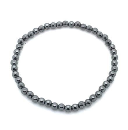 Hematiet edelstenen armband 4 mm aardend en beschermend
