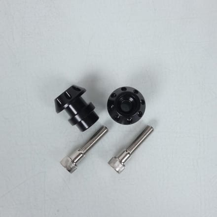 Paar diabolo's M10mm zwart AVOC voor Motor KAWASAKI Nieuw
