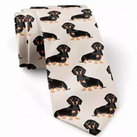 Stropdas Teckel- Dashond- Polyester - Charme Bijoux