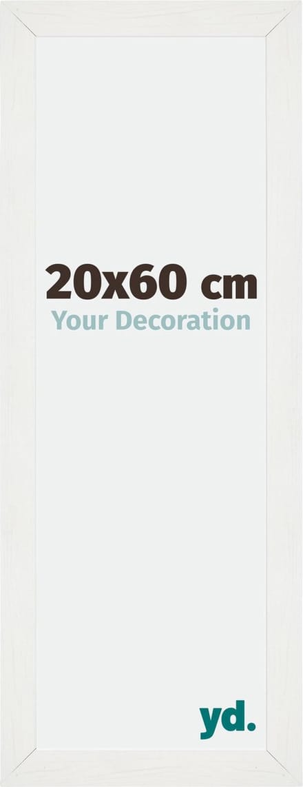 Your Decoration - Fotolijst 20x60 cm - MDF - Wit Geveegd - Mura