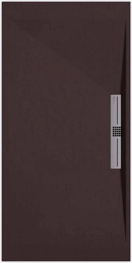 Sanifun douchebak Stone Side Chocolate Slate 1000 x 700 S
