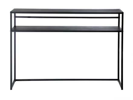 CALICOSY - Zwarte metalen console L112 cm - OLLI