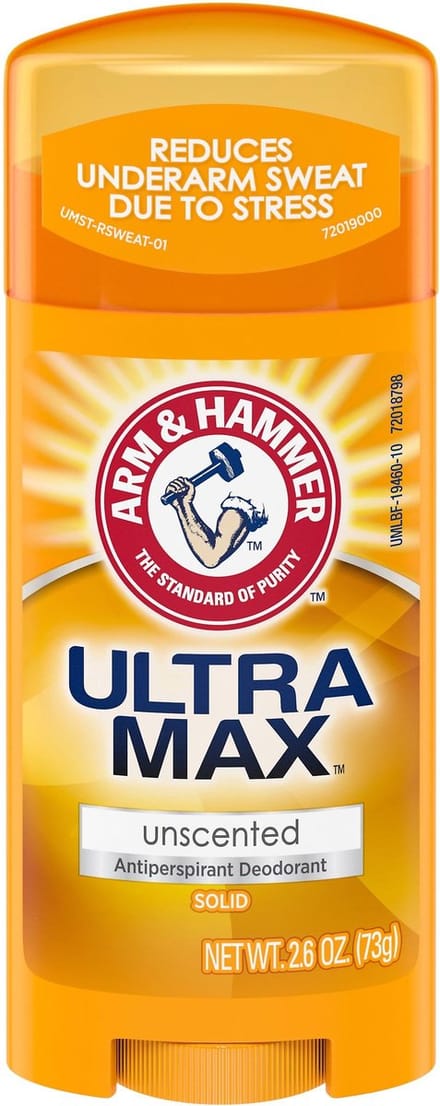Arm & Hammer Ultramax Deodorant – Antiperspirant Stick – Langdurige Bescherming – Powder Fresh – 73 g