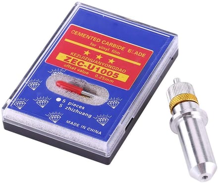 Cutter Blades - 15pcs Tungsten Steel Plotter Cutter Blade - Snijgereedschap - 30, 45, 60 Graden met Houder
