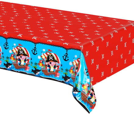 RIETHMULLER - Plastic piraten tafelkleed 120 x 180 cm voor verjaardag