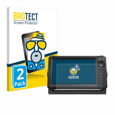 BROTECT - Screenprotector voor Lowrance Eagle 9 - Folie Beschermfolie matte 2 Stuks